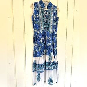 Sue Sartor sleeveless midi dress